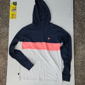 Stylish Navy and Pink Hoodie by [Brand]